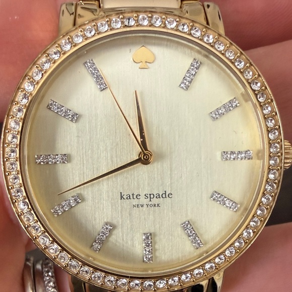 Kate Spade Gold Women's Watch with Crystal Accents - Picture 2 of 4